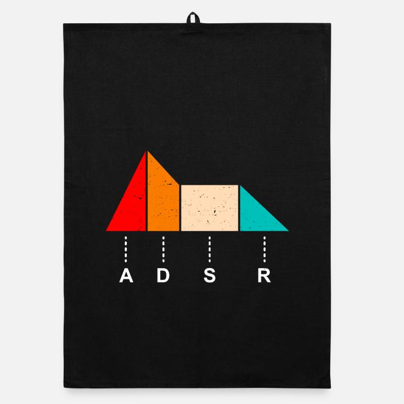 ADSR Sound Hüllkurve Synthesizer Envelope Klang Organic dish towel