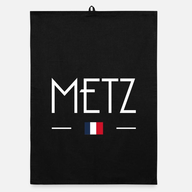 Metz - Torchon bio - noir