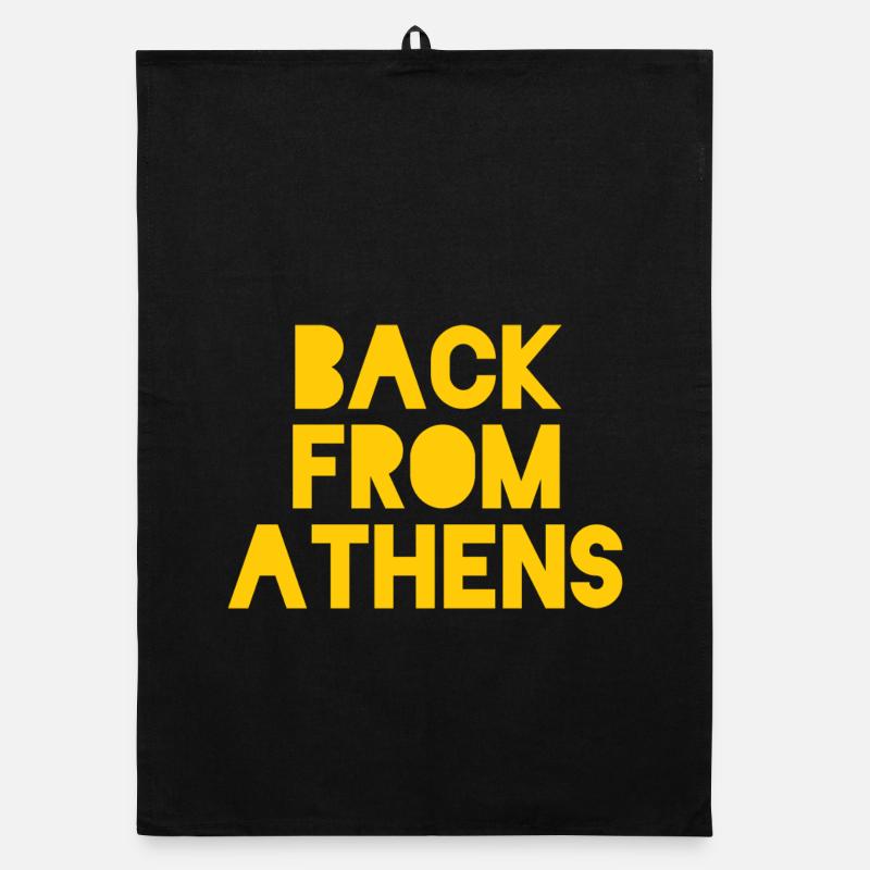 Conception du retour d'Athènes Torchon bio