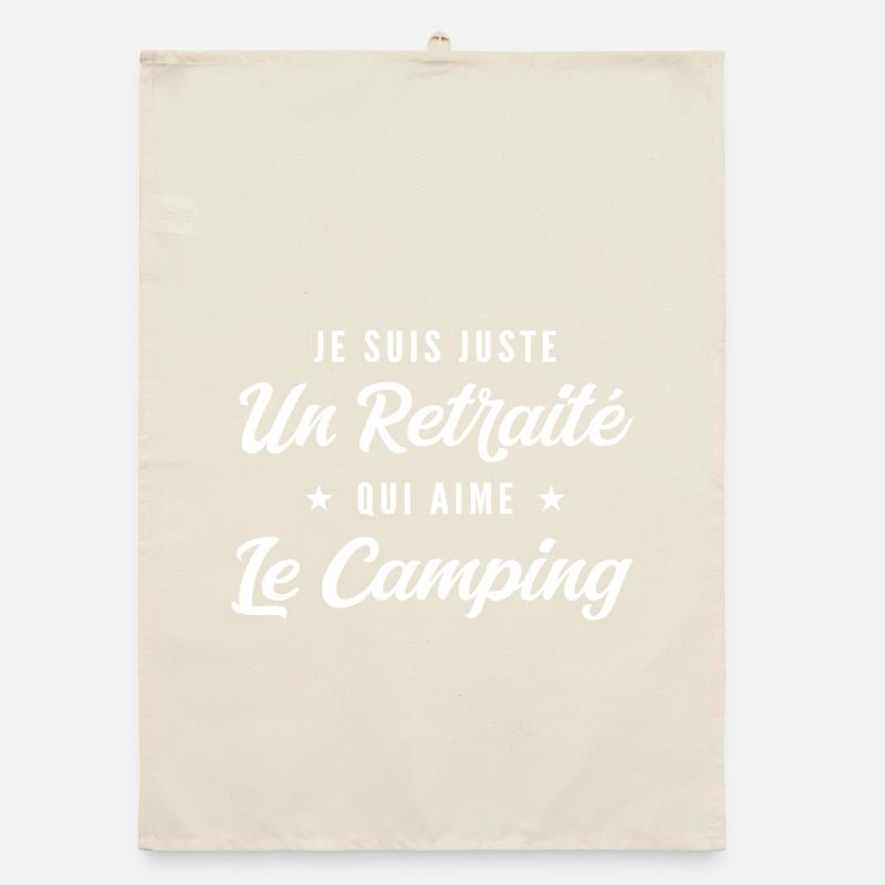 Retraité Passionné de Camping Torchon bio