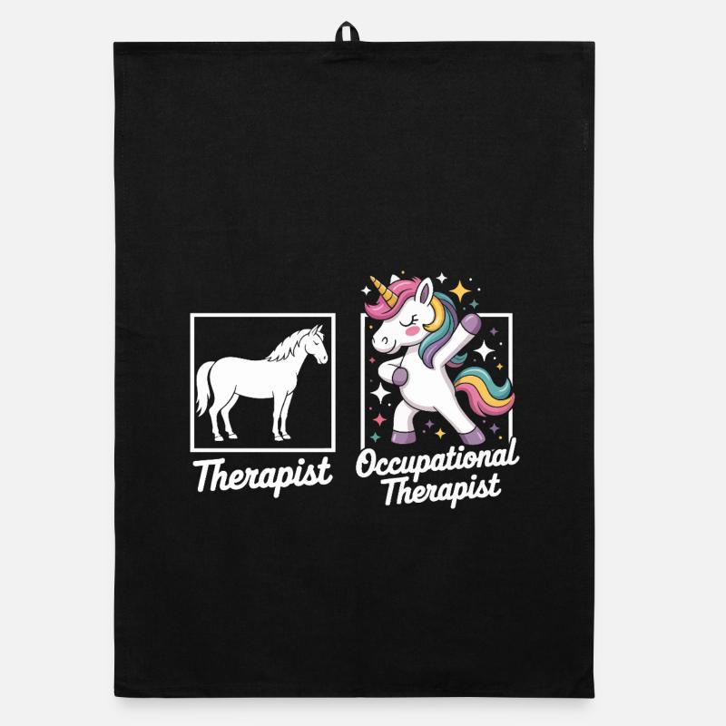 Unicorn Occupational Therapy Flair Organic dish towel