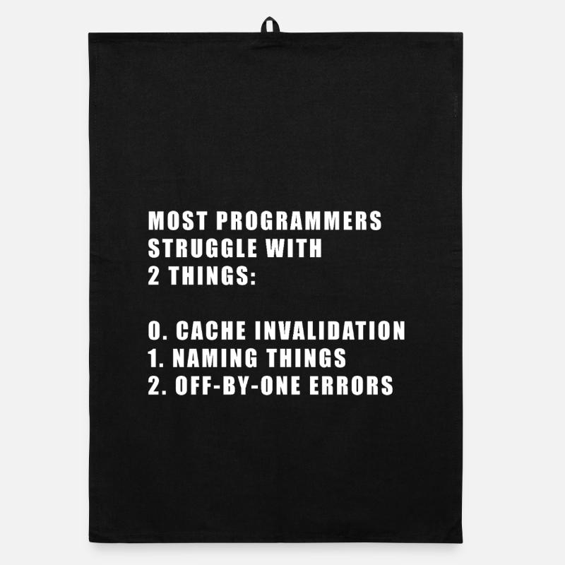 2 choses difficiles dans le programmeur informatique Torchon bio