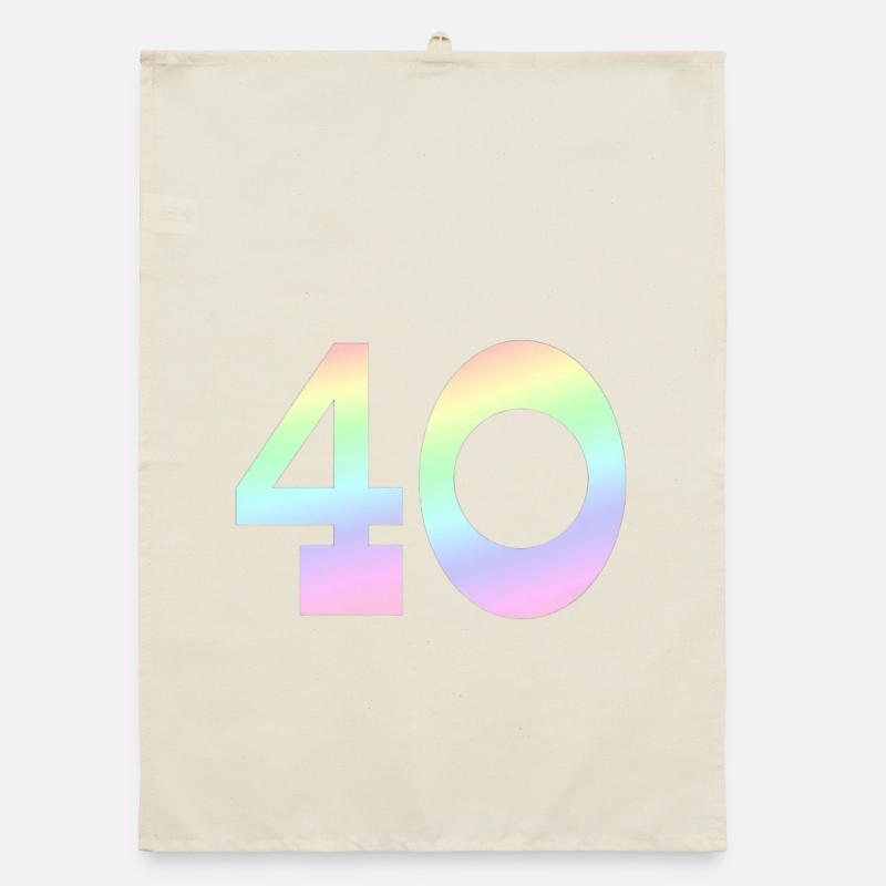 40 couleurs pastel Torchon bio