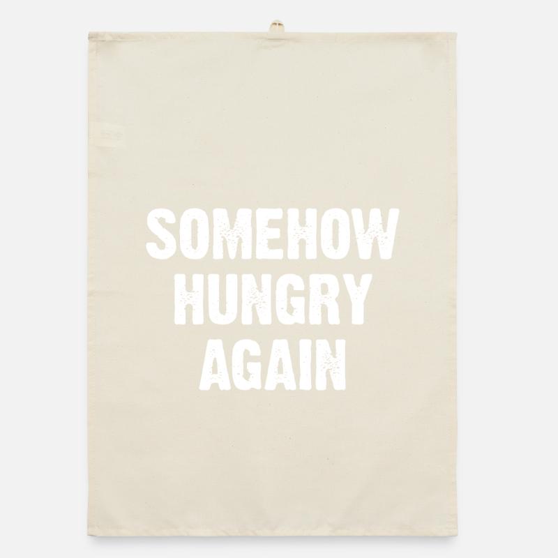 Somehow Hungry Again Organic dish towel