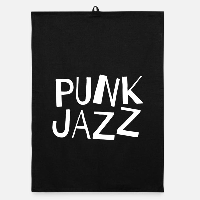 Logo typographique punk jazz Glyphes Torchon bio