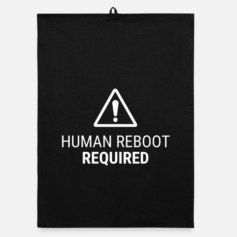 Reboot humain requis – Humour du système nerveux Torchon bio