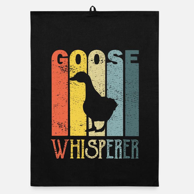 Goose geese Organic dish towel