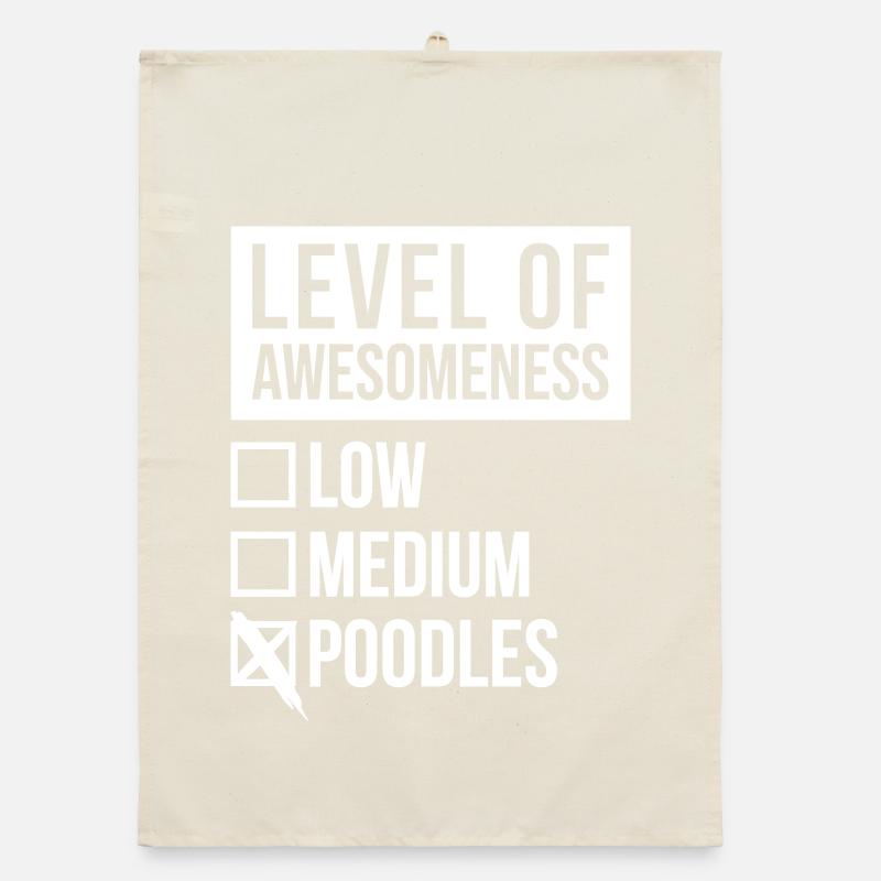Poodle Organic dish towel