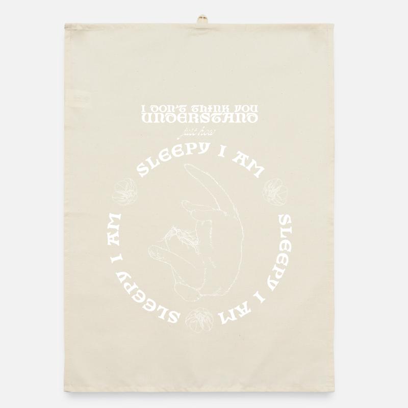 SCHLÄFRIG Organic Geschirrtuch