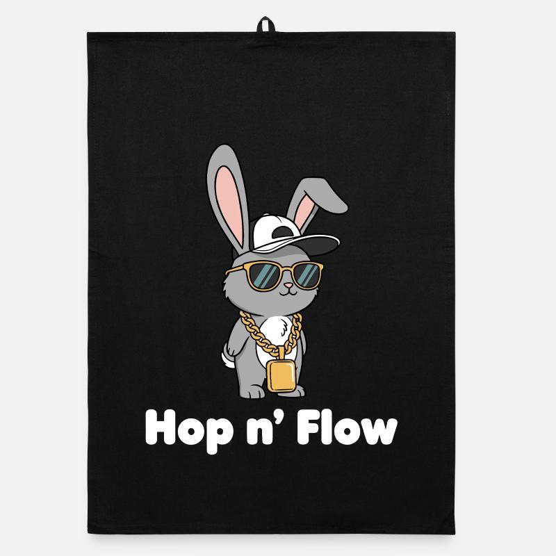 Lapin Hop n’Flow avec chaîne Torchon bio
