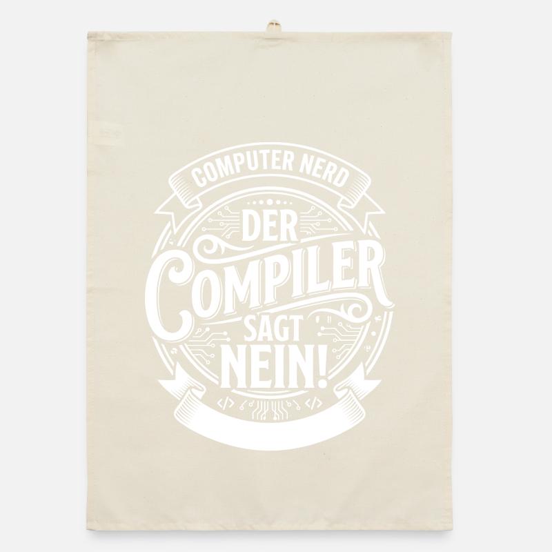 Der Compiler sagt Nein Organic Geschirrtuch