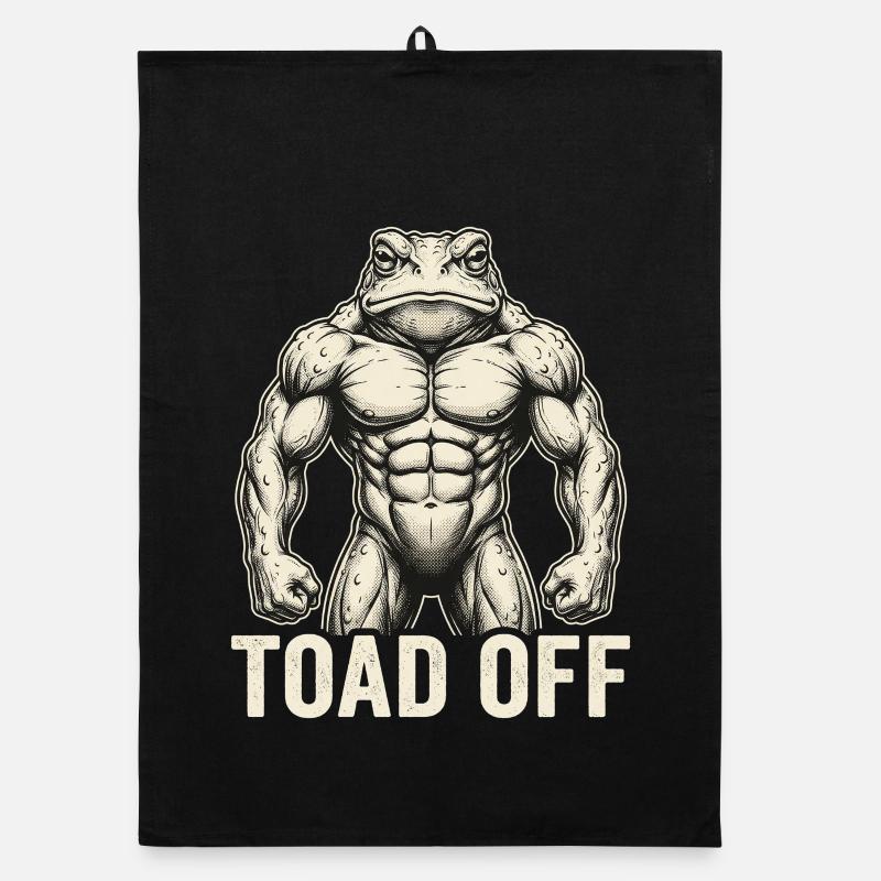 Grenouille mème de crapaud sur Internet Torchon bio