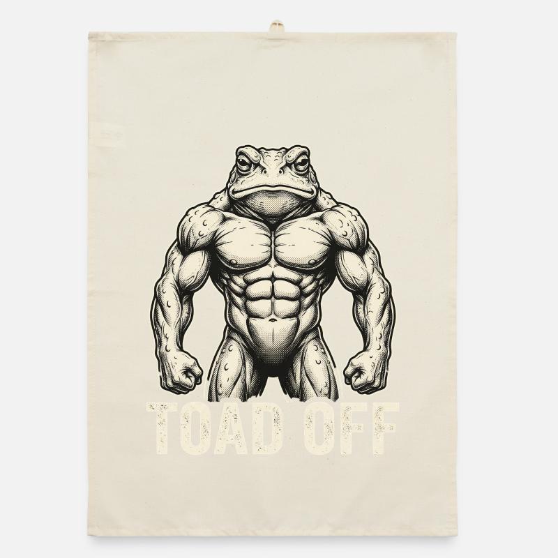 Grenouille mème de crapaud sur Internet Torchon bio