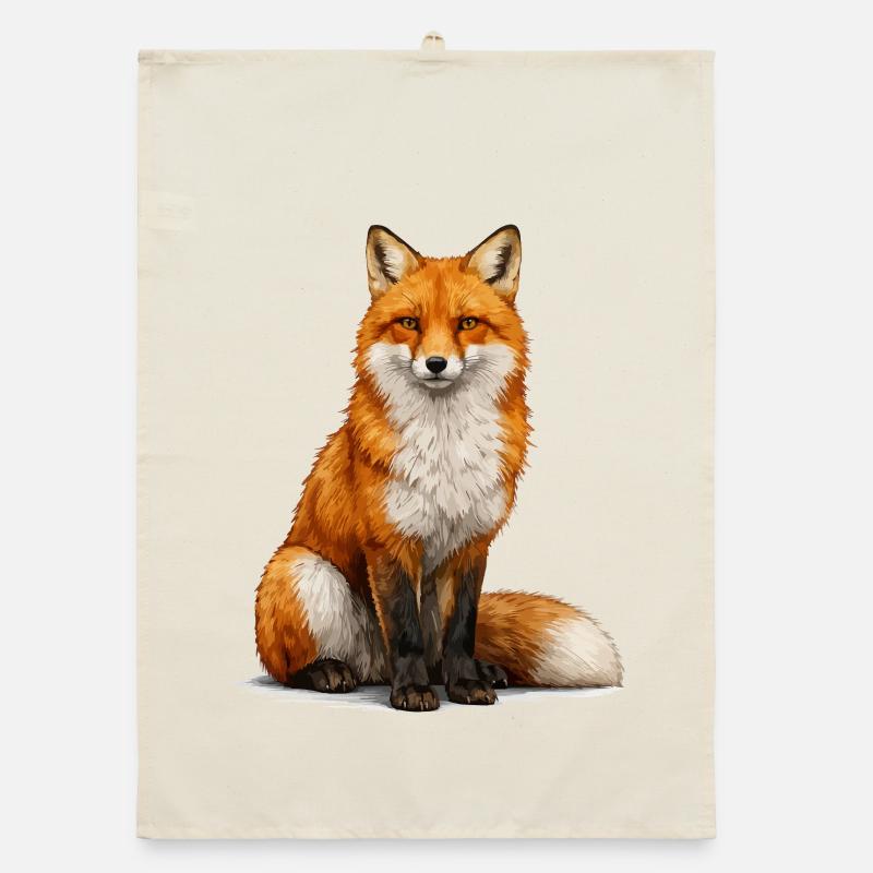 Fox Organic dish towel