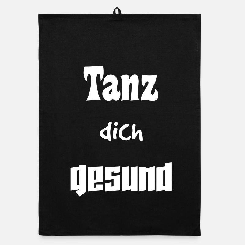 Tanz dich gesund Organic Geschirrtuch