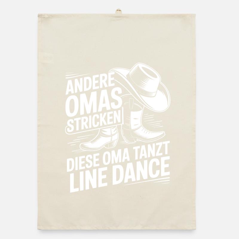 Omas Line Dance Organic Geschirrtuch