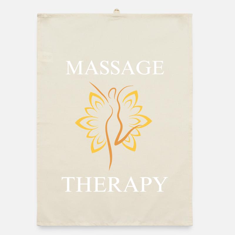 Massagetherapeut Heilende Berührungsmassagetherapie Organic Geschirrtuch