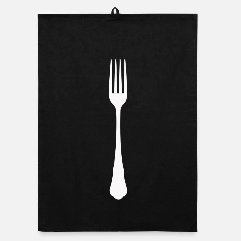 Silhouette minimaliste de fourche Torchon bio