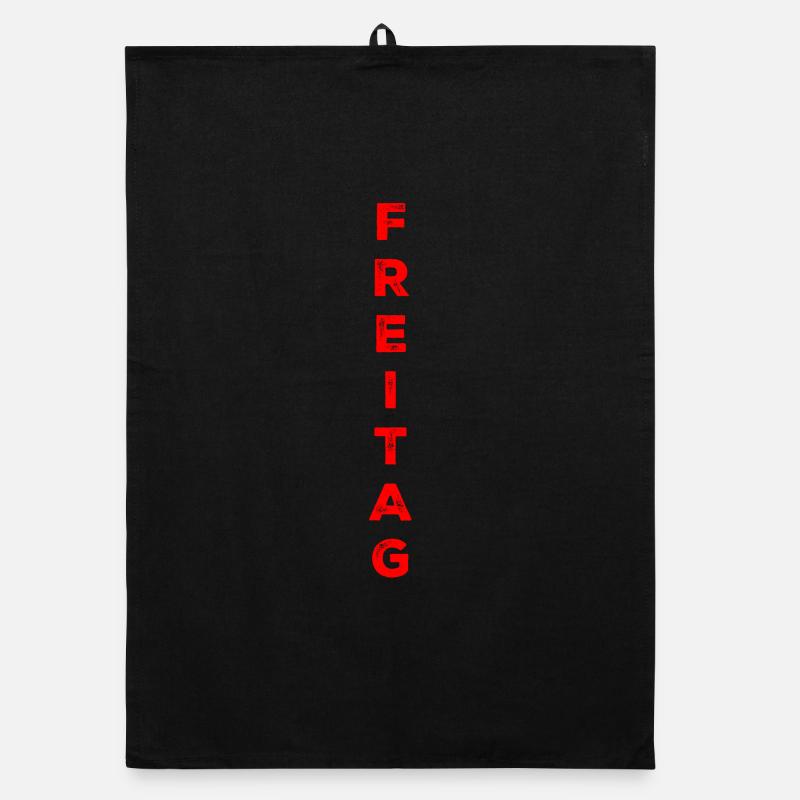 Freitag - rot Organic Geschirrtuch
