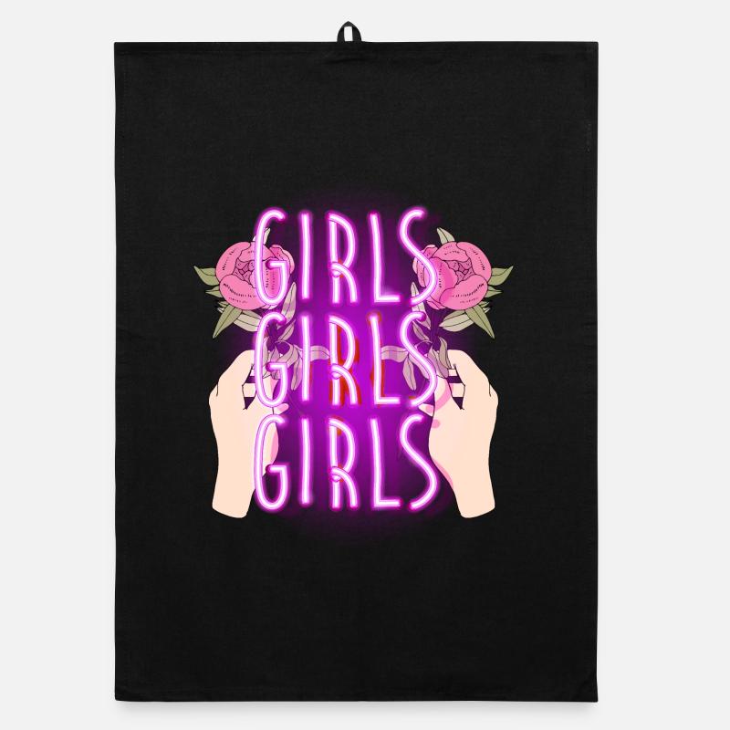 Frauenpower, Neon Organic Geschirrtuch