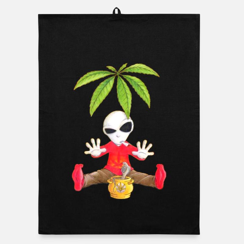 Hanf Alien Organic Geschirrtuch