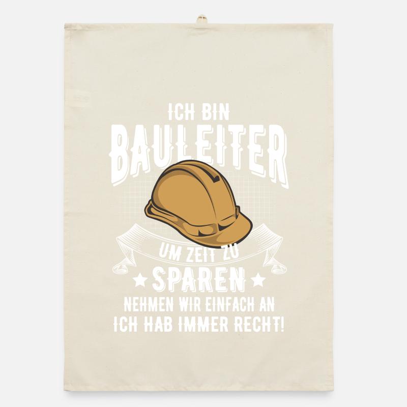 Bauleiter Organic Geschirrtuch