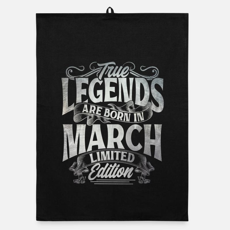 Birthday march Organic dish towel