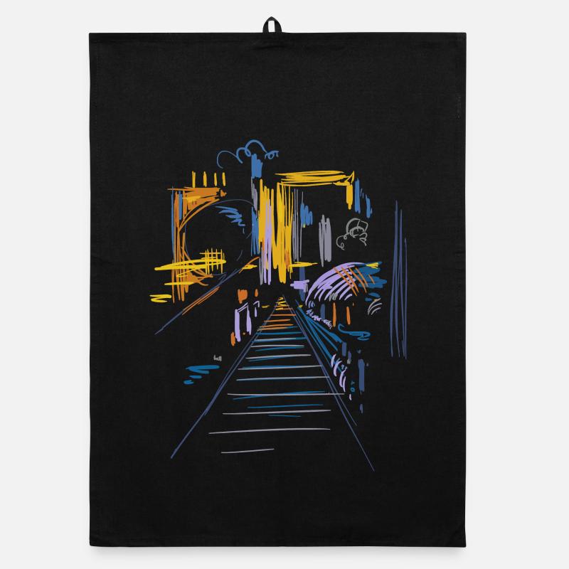 Architecture Abstract Organic dish towel