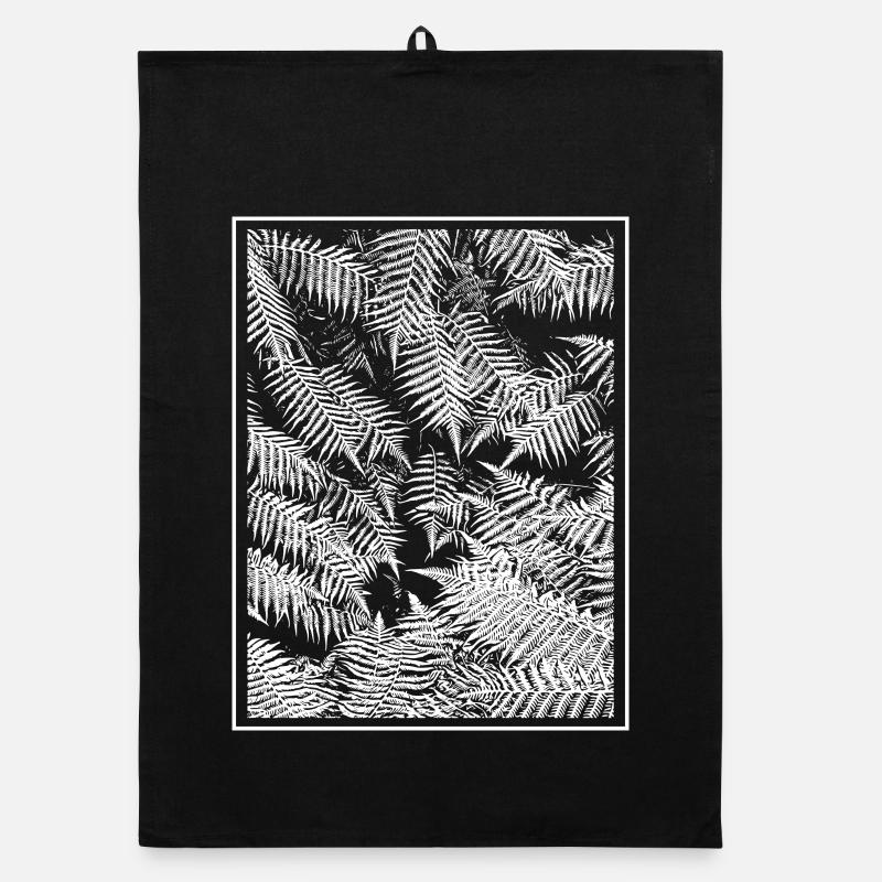 Vegetable fern Organic dish towel