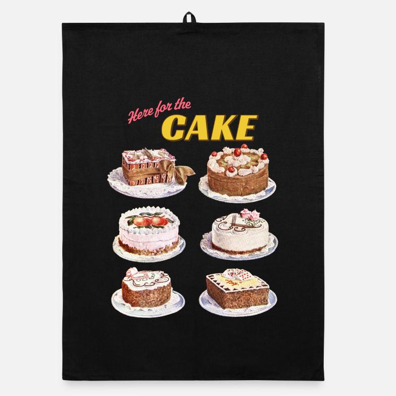 Collection de gâteaux à l’ambiance rétro Torchon bio