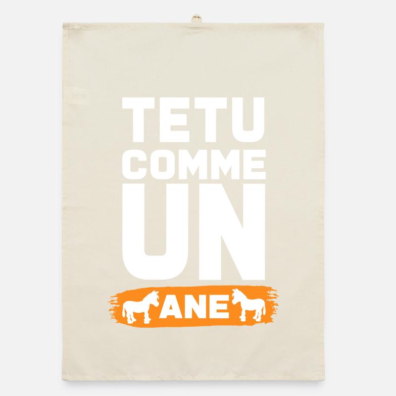 TEXTOU COMME UN ANE Torchon bio