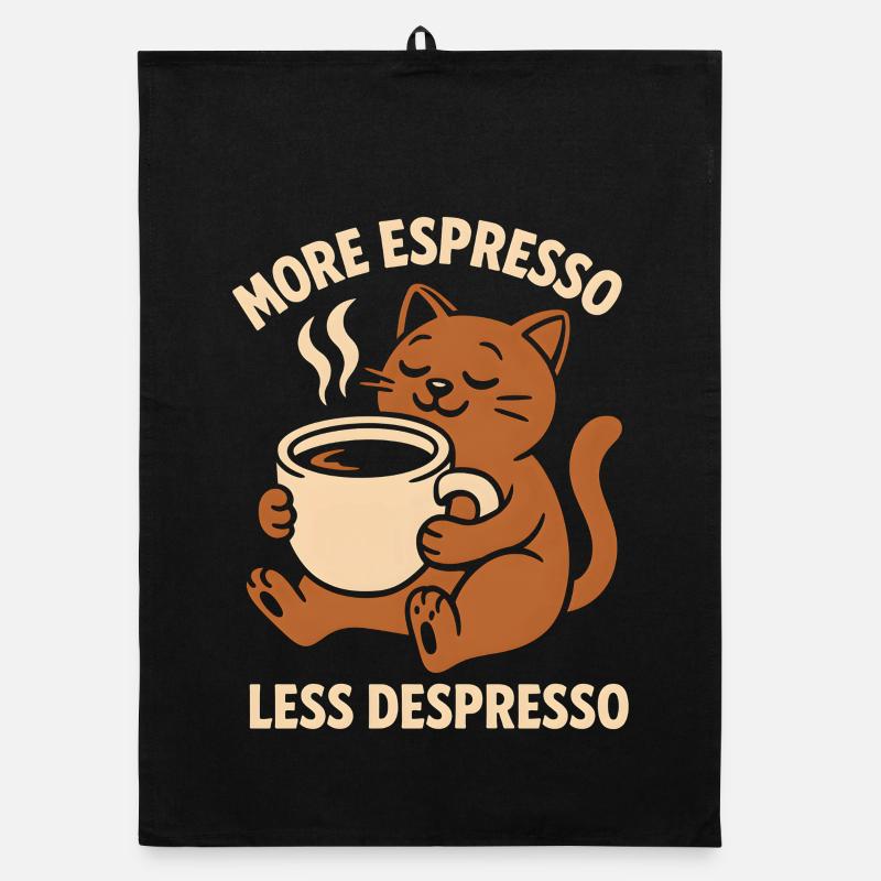 Plus d’espresso Moins de Despresso Torchon bio