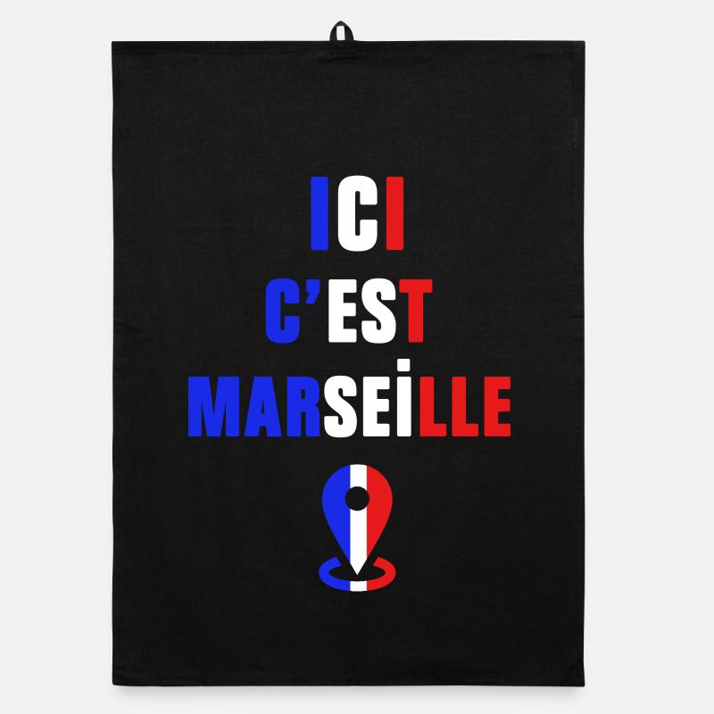Ici c’est Marseille Torchon bio