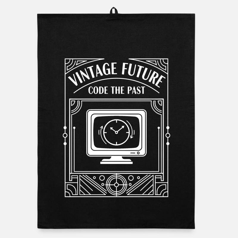 Vintage Future – Codez le passé Torchon bio