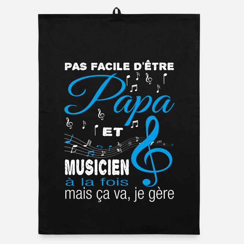 It's not easy to be a dad and a musician at the same time Organic dish towel