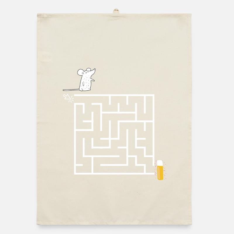 Souris du Carnaval Kölsch Cologne Alaaf Costume Funny Fun Torchon bio