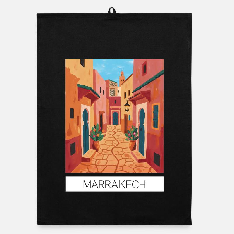Marrakesch Farbenzauber Organic Geschirrtuch