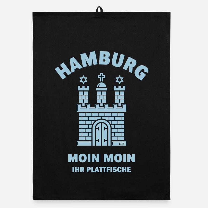 Hambourg – Moin Moin Ihr Plattfische Plattdeutsch S Torchon bio