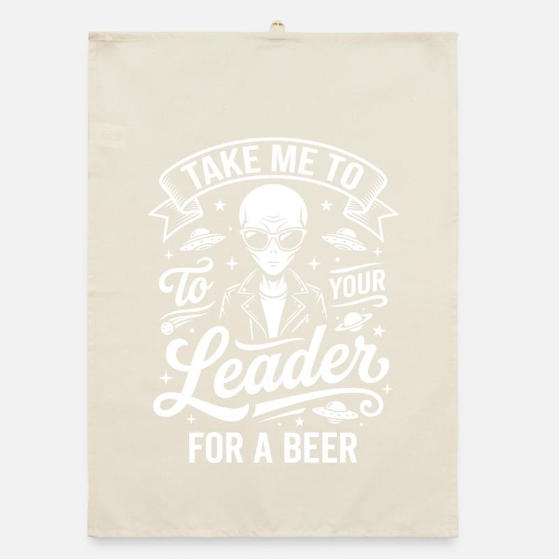 Conception de la mission Alien Beer Torchon bio