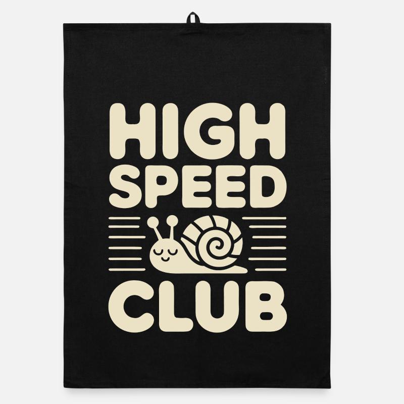 High Speed Club Schnecke Organic Geschirrtuch