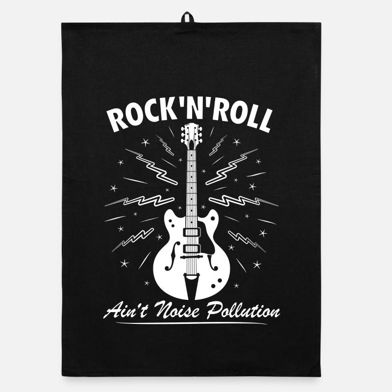 Rock 'n' Roll ist keine Lärmbelastung Organic Geschirrtuch