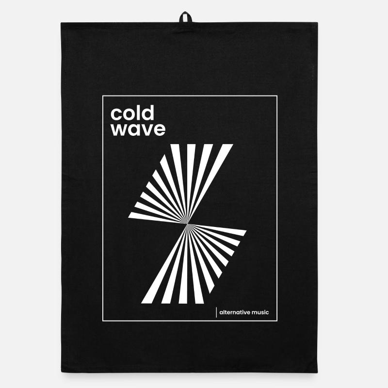 Conception d’affiche de musique Cold Wave Torchon bio