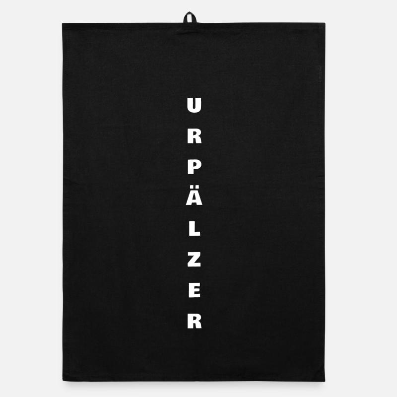 Pfälzer alltäglich, urpälzer senkrecht Organic Geschirrtuch