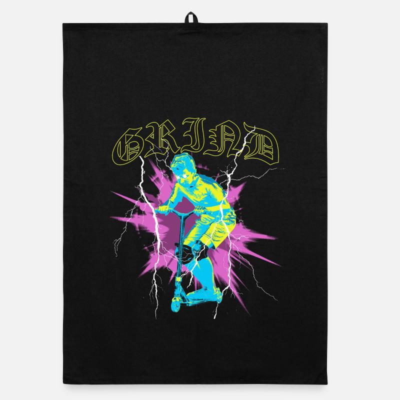 Freestyle Scooter | Kinder Geschenk Organic Geschirrtuch