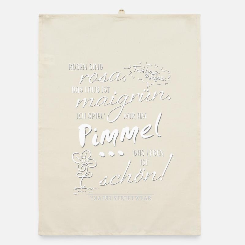 Frühlingsgedicht Organic Geschirrtuch