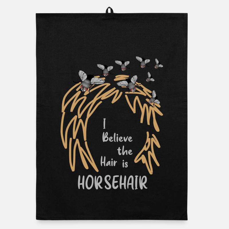 Ich glaube, das Haar ist Pferdehaar. Organic Geschirrtuch