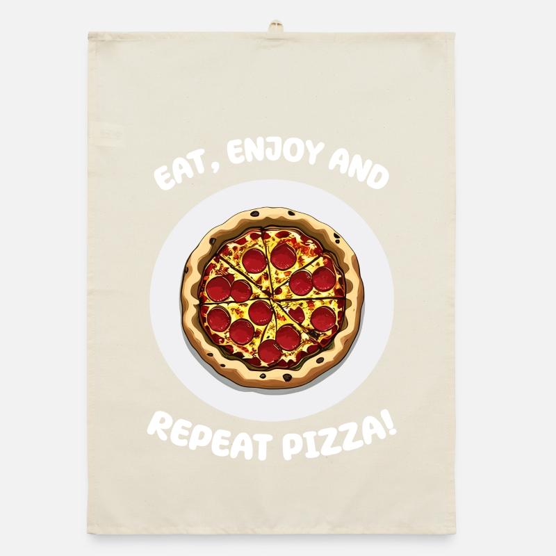 Pizza Organic dish towel