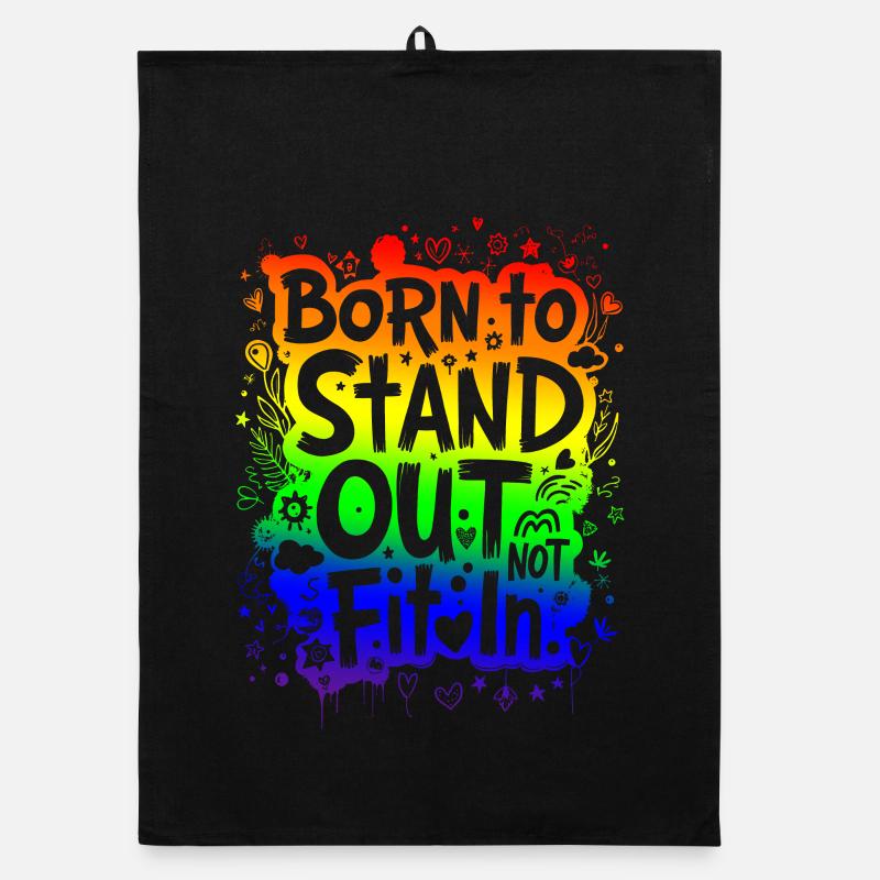 NÉ POUR SE DÉMARQUER, PAS POUR S’INTÉGRER Torchon bio