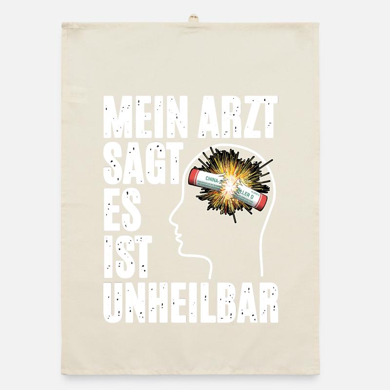 Pyrotechnik Im Kopf Organic Geschirrtuch