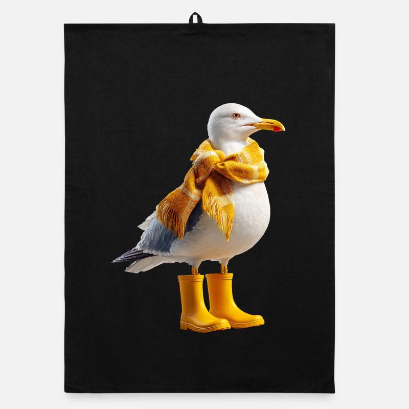 Mouette avec accessoires de pluie Torchon bio